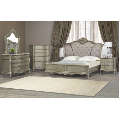 ZEA BED FRAME BEIGE